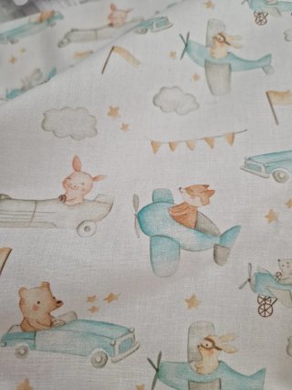 Tela Algodón Estampado Infantil