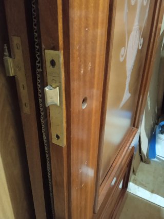Puertas Doble Hoja Sapelly con Cristal