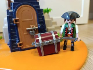 Isla pirata y escondrijo del tesoro playmobil