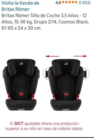 Silla de coche Britax Römer infantil – Buen estado