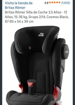 Silla de coche Britax Römer infantil – Buen estado