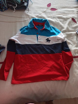 Lote de 5 camisetas de manga larga de 10 a 12 años