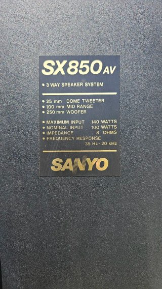 Equipo de sonido alta fidelidad Sanyo cd 8500