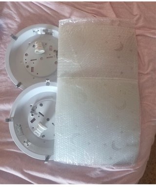 2 Plafones de techo con las bombillas led d regalo
