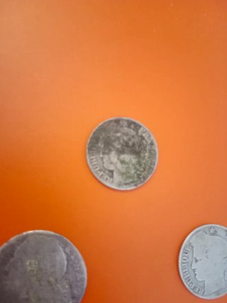 Lote 4 monedas antiguas Francesas Plata