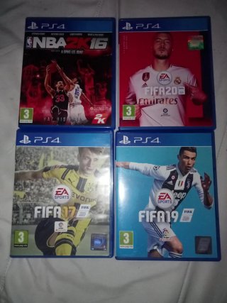 Lote 4 juegos ps4