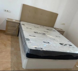 Canapé abatible madera con colchón