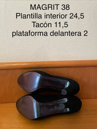 MAGRIT - Zapatos tacón hebilla strass 38