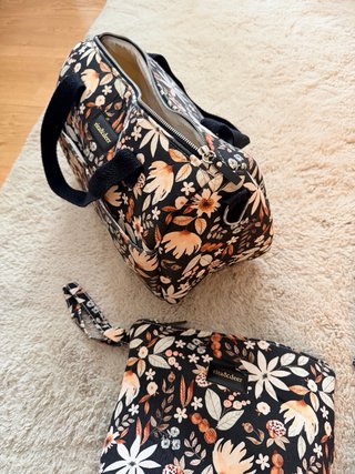 Saco silla  + Bolso + Neceser + Cambiador a juego