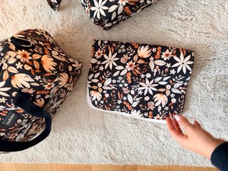 Saco silla  + Bolso + Neceser + Cambiador a juego
