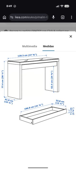 Tocador Malm Ikea