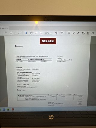 Lavavajillas Miele Blanco