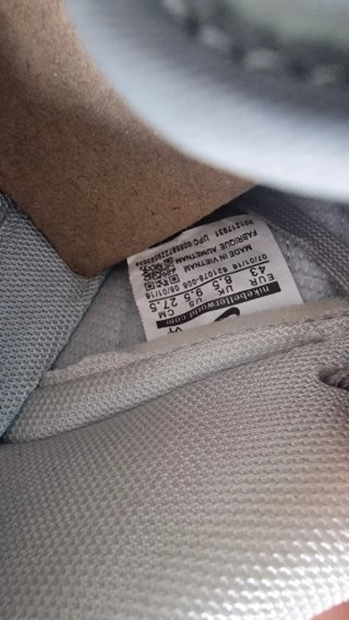 Nike Dunk Low blanco y gris