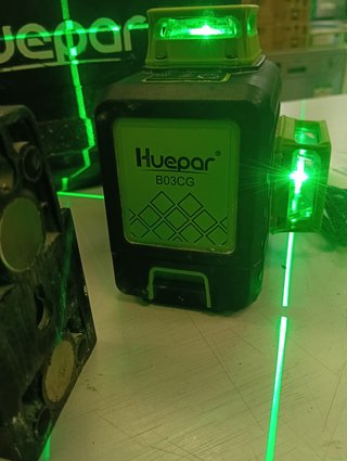 NIVEL LASER 360o HUEPAR LINEA VERDE