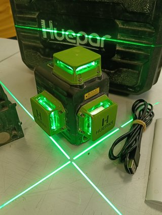 NIVEL LASER 360o HUEPAR LINEA VERDE