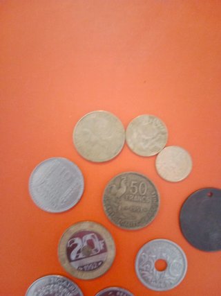 Lote monedas antiguas Francia