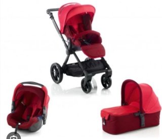 Cochecito Jané Muum Trio Rojo