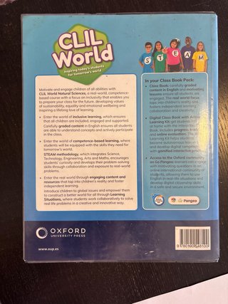 CLIL World Natural Sciences 3. Class Book (Cast...
