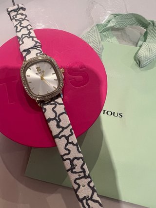 Reloj Tous Oso Dorado y Blanco