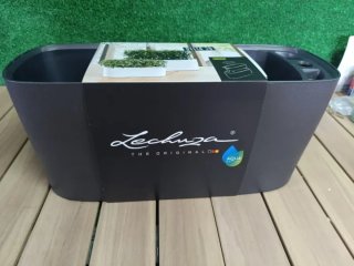 LECHUZA Delta 20 Antracita Metalizada 15563