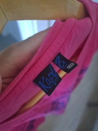 Camiseta sin mangas rosa talla XL