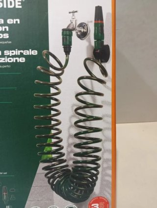 Manguera Espiral Parkside con Accesorios