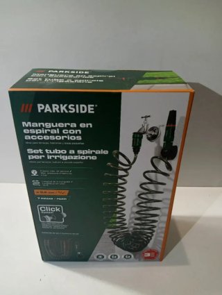 Manguera Espiral Parkside con Accesorios