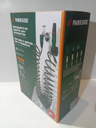 Manguera Espiral Parkside con Accesorios