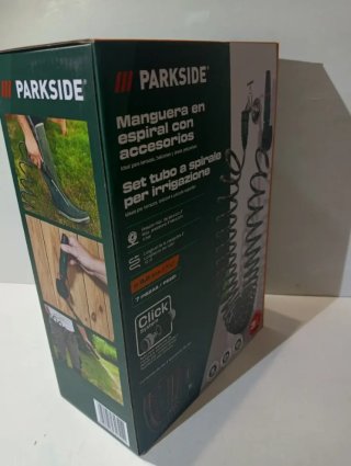 Manguera Espiral Parkside con Accesorios