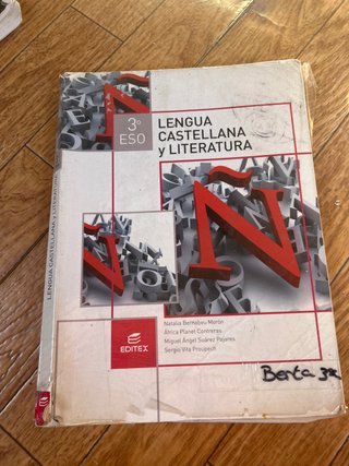 Lengua castellana y literatura, 3o ESO
