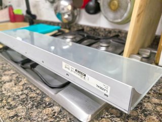 Estantería de cristal para baño