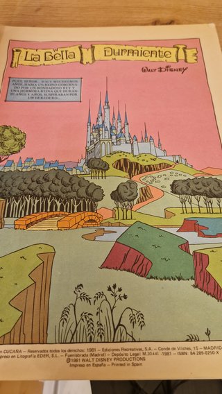 La Bella Durmiente Disney Cucaña no 10 - 1981