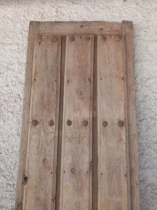 Puerta antigua madera forja 238x67cm