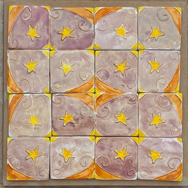 Azulejos artesanales estrella