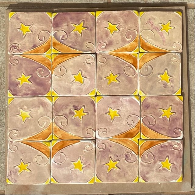 Azulejos artesanales estrella
