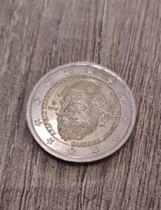 Moneda 2 euros Grecia 2019 Andreas Kalvos