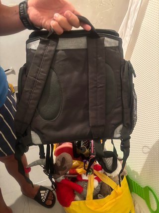 Trona portatil adaptable bebé/niño mochila