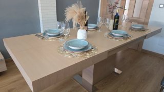 Mesa extensible madera 1,35m a 2,29m