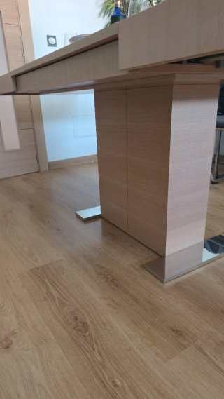 Mesa extensible madera 1,35m a 2,29m