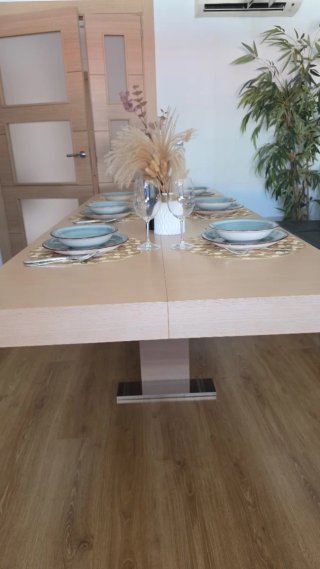 Mesa extensible madera 1,35m a 2,29m