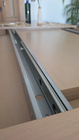Mesa extensible madera 1,35m a 2,29m
