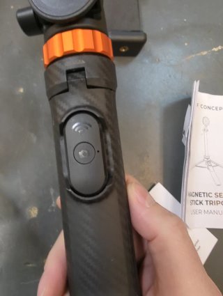 Palo selfie magnético trípode control remoto