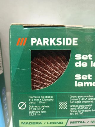 Lote Discos Radial PARKSIDE