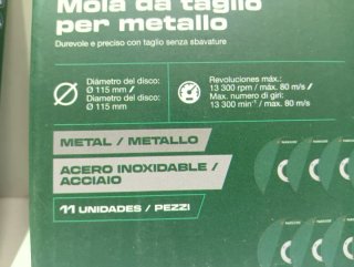 Lote Discos Radial PARKSIDE