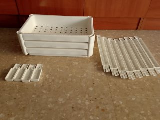 estantería blanco desmontable | VESKENE