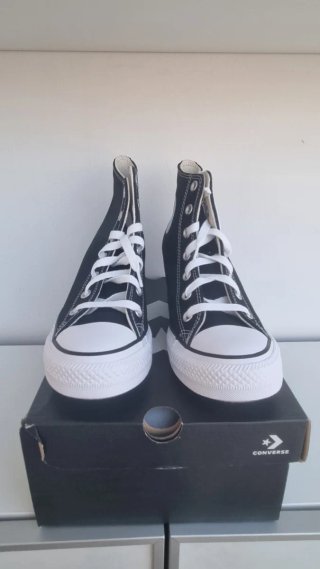 Converse Chuck Taylor Wedge Negras