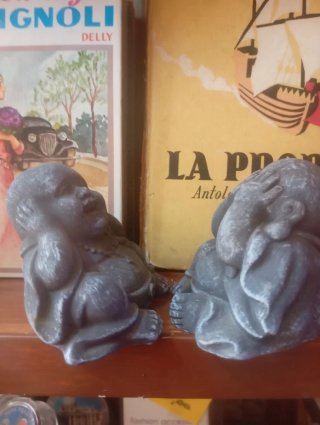 Coppia Buddha seduti