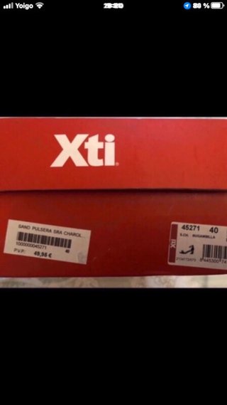 Sandalias Xti Rosa y Doradas Tallas 38 y 40