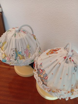 2 Lámparas Infantiles Peluches Panda y Conejo.