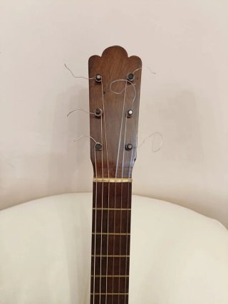 Guitarra Clásica Ciprés Palillos Antigua maciza